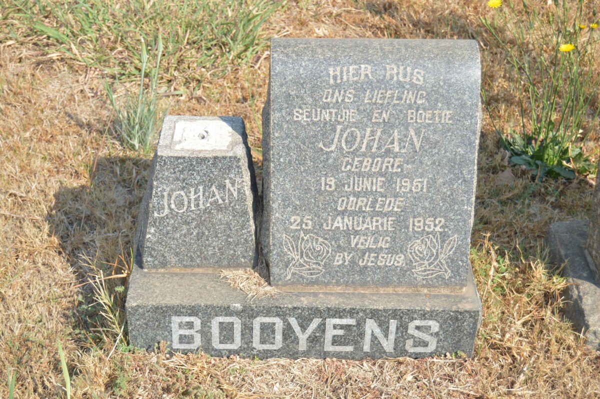 BOOYENS Johan 1951-1952