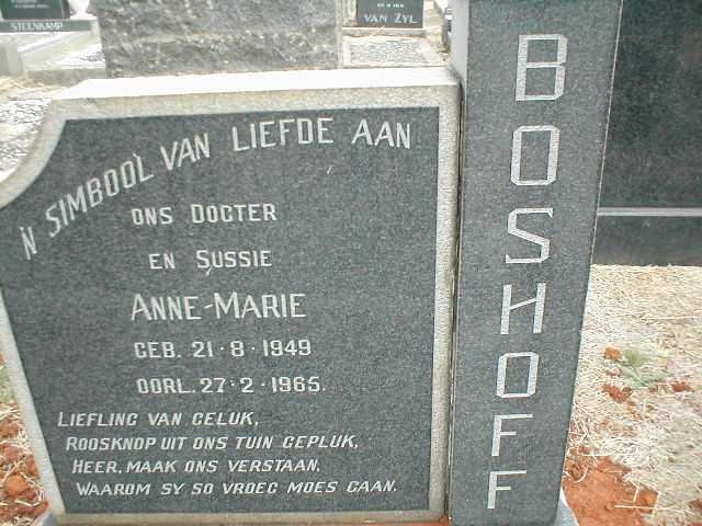 BOSHOFF Anne-Marie 1949-1965