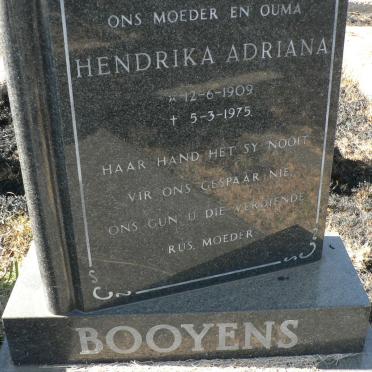 BOOYENS Hendrika Adriana 1909-1975
