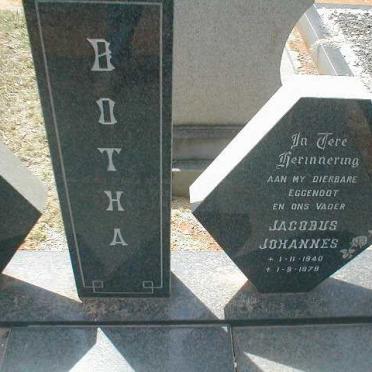 BOTHA Jacobus Johannes 1940-1979