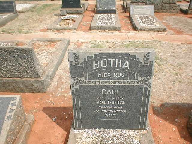 BOTHA Carl 1870-1952