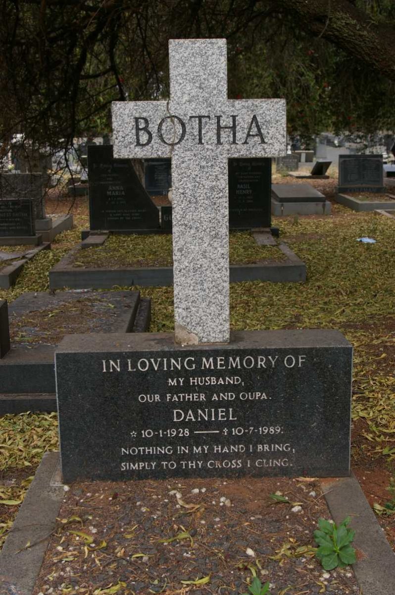BOTHA Daniel 1928-1989