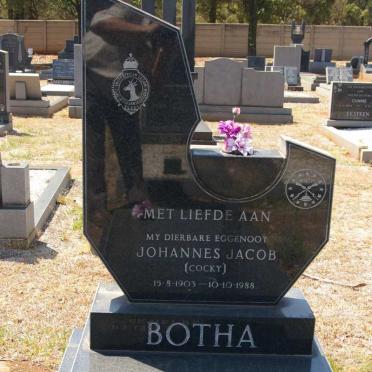 BOTHA Johannes Jacob 1903-1988