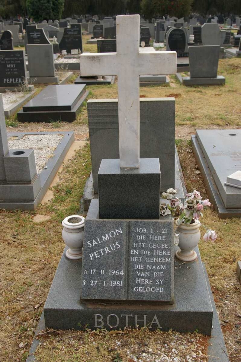 BOTHA Salmon Petrus 1964-1981