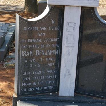 BOTHA Isak Benjamin 1946-1987