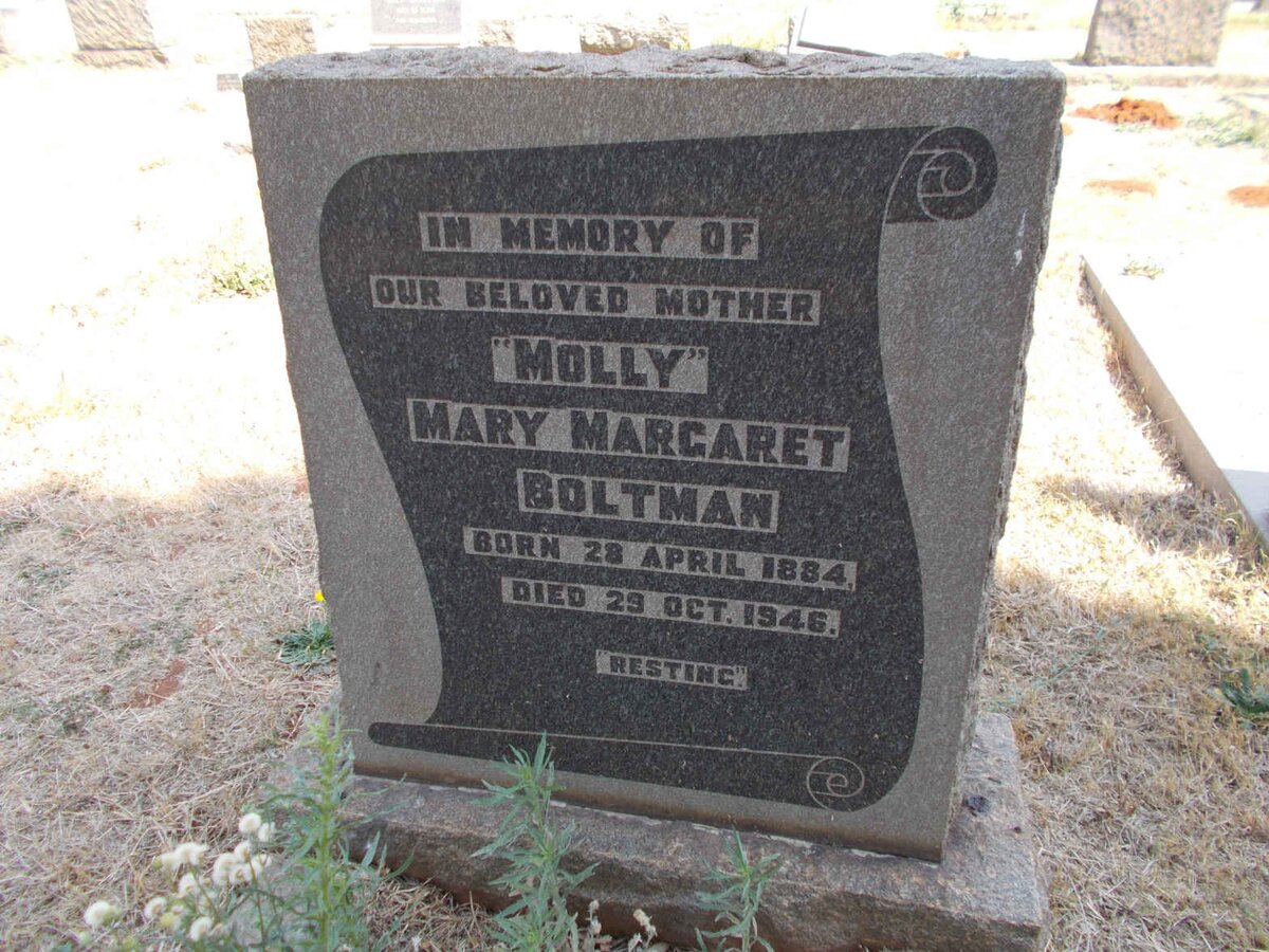 BOLTMAN Mary Margaret 1884-1946