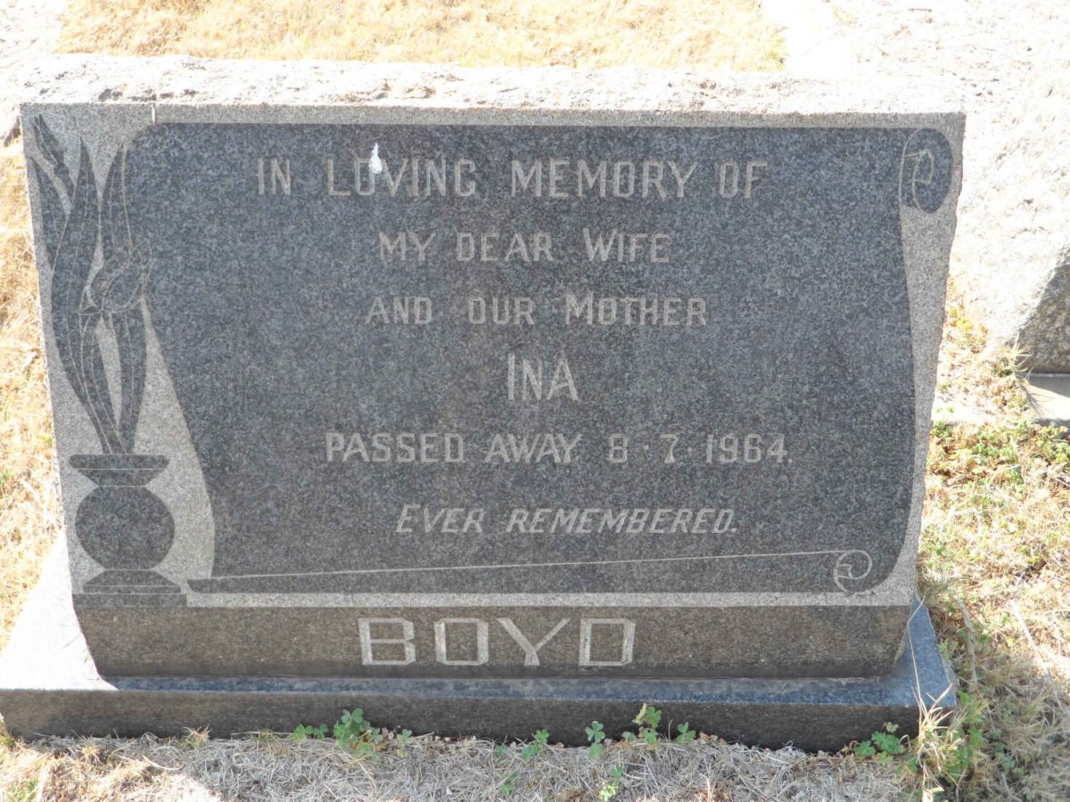 BOYD Ina -1964