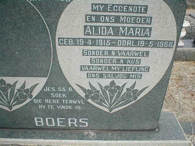 BOERS Alida Maria 1915-1966