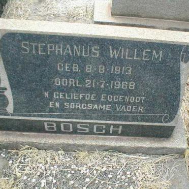 BOSCH Stephanus Willem 1913-1968
