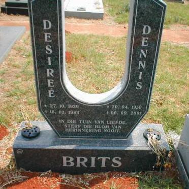 BRITS Desireé 1939-1984 :: BRITS Dennis 1959-2001