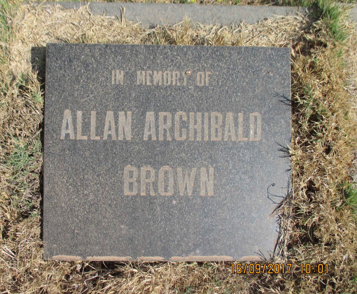 BROWN Allan Archibald