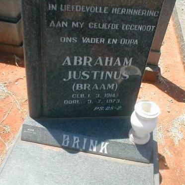 BRINK Abraham Justinus 1914-1973