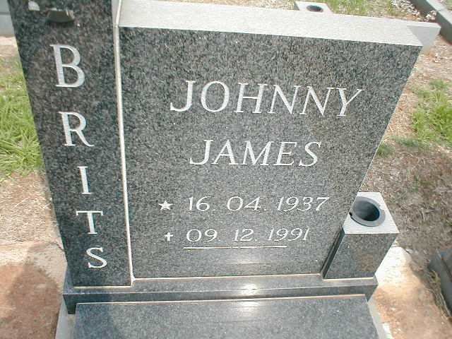 BRITS Johnny James 1937-1991