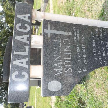 CALACA Manuel Isolino 1947-1982