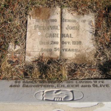 CARDINAL Percival John -1938