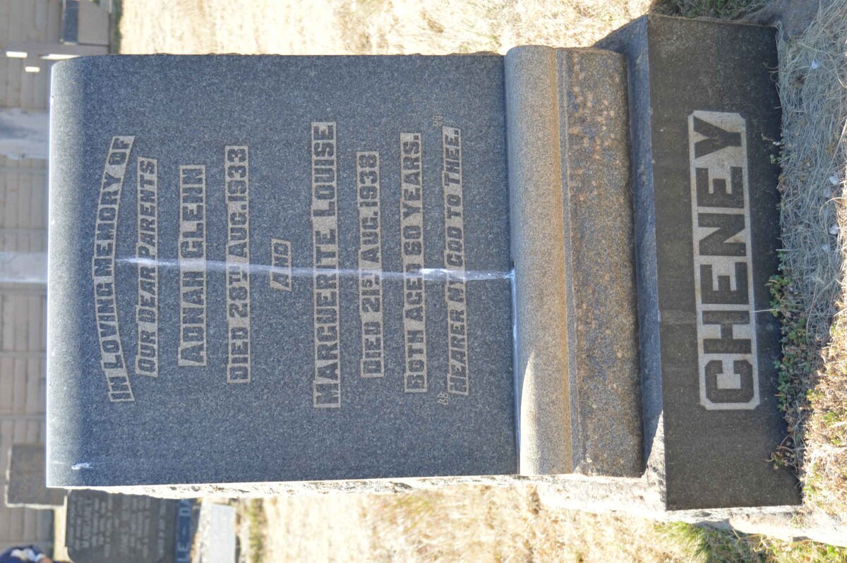 CHENEY Adnah Glenn -1933 &amp; Marguerite Louise -1938