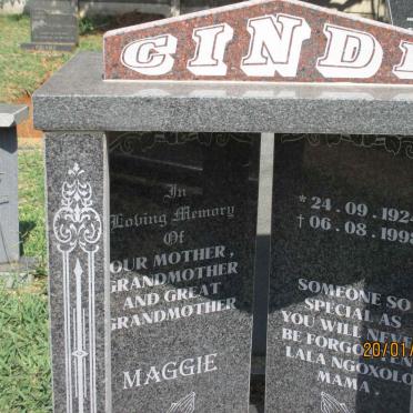 CINDI Maggie 1924-1998