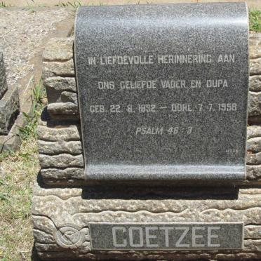 COETZEE 1892-1958