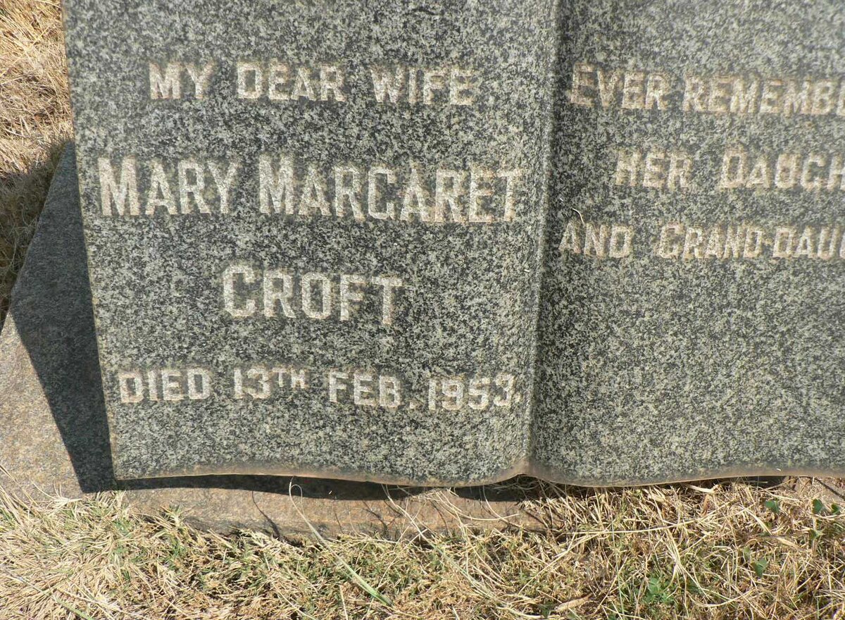 CROFT Mary Margaret -1953