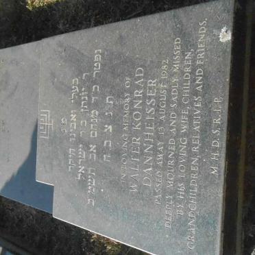 DANNHEISSER Walter Konrad -1982