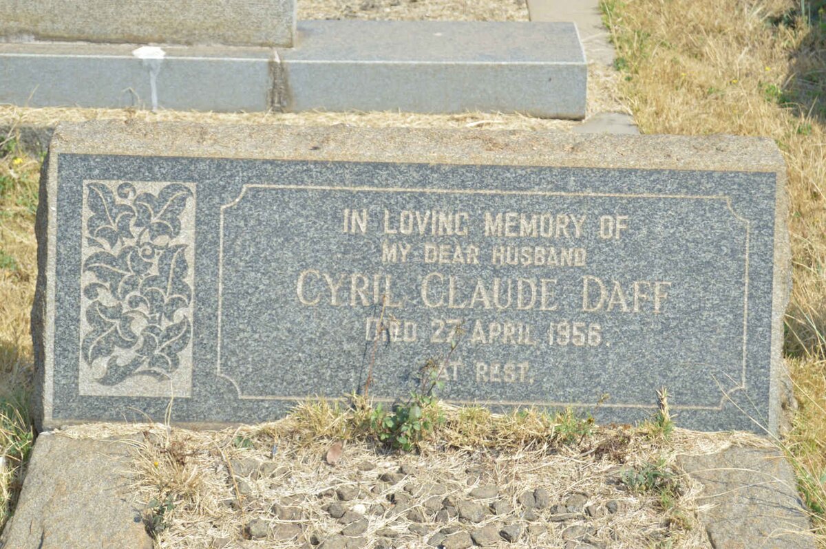 DAFF Cyril Claude -1956