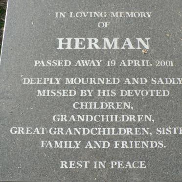 DAVIDS Herman -2001 &amp; Doreen -2000