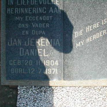 DANIEL Jan Jeremia 1904-1971