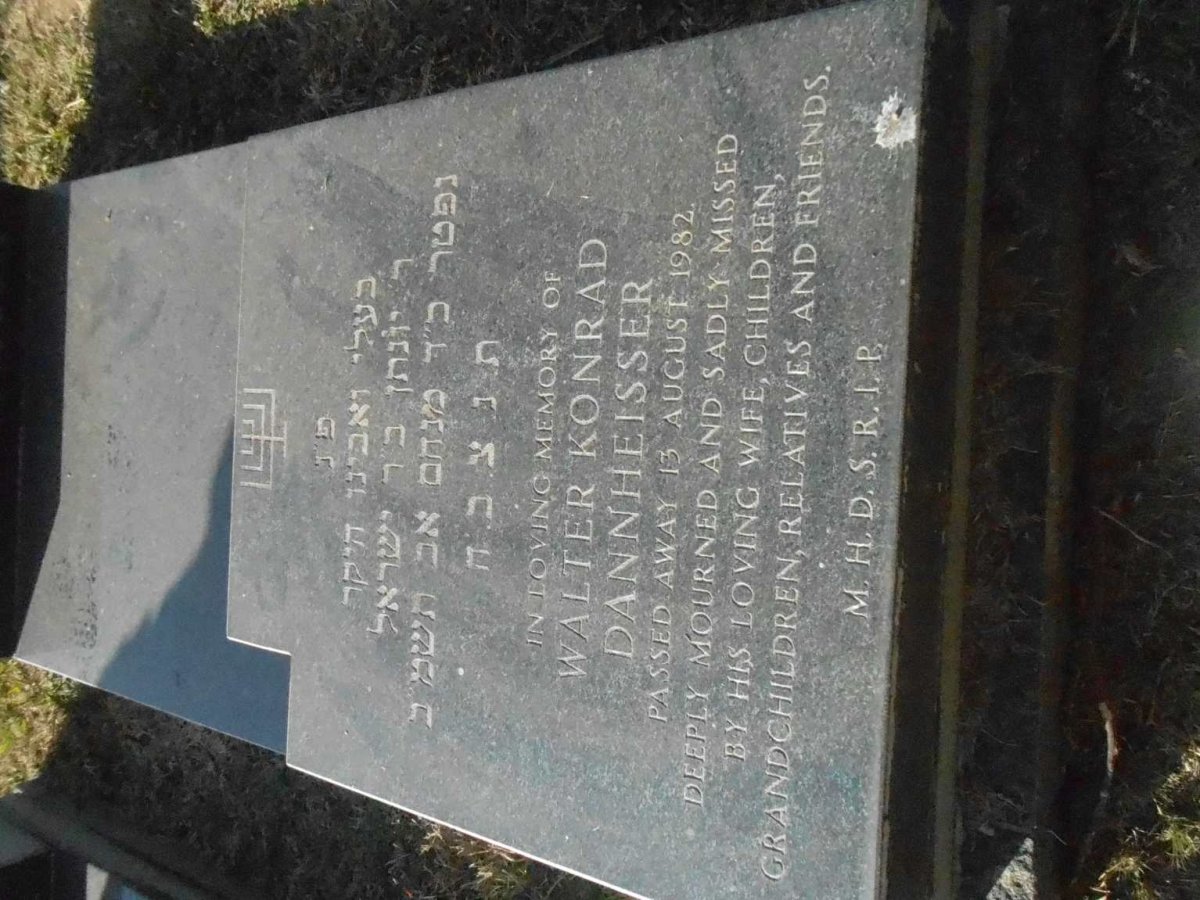 DANNHEISSER Walter Konrad -1982