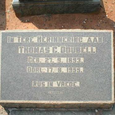 DOUBELL Thomas C. 1893-1955