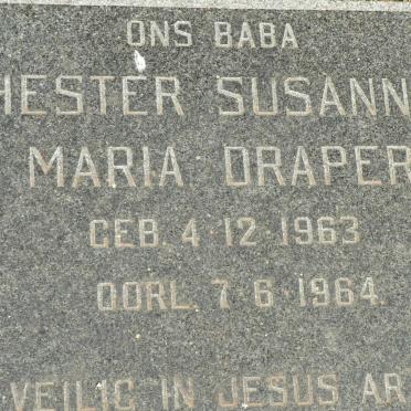 DRAPER Hester Susanna Maria 1963-1964