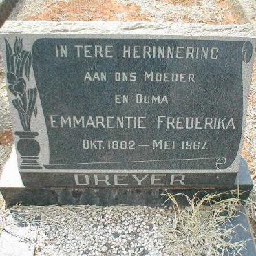 DREYER Emmarentie Frederika 1882-1967