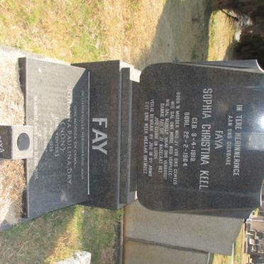 DRY Johanna Paulina nee VENTER 1925-1987 :: KEEL Sophia Christina 1919-1964