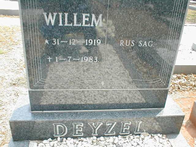 DEYZEL Willem 1919-1983