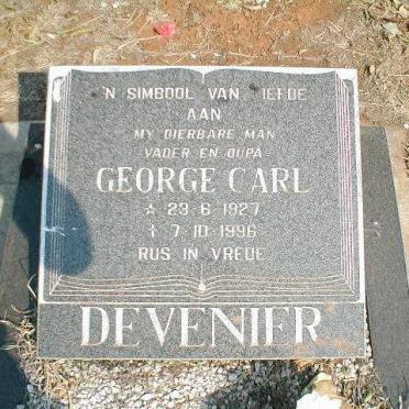 DEVENIER George Carl 1927-1996