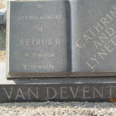DEVENTER Petrus B., van 1924-1978