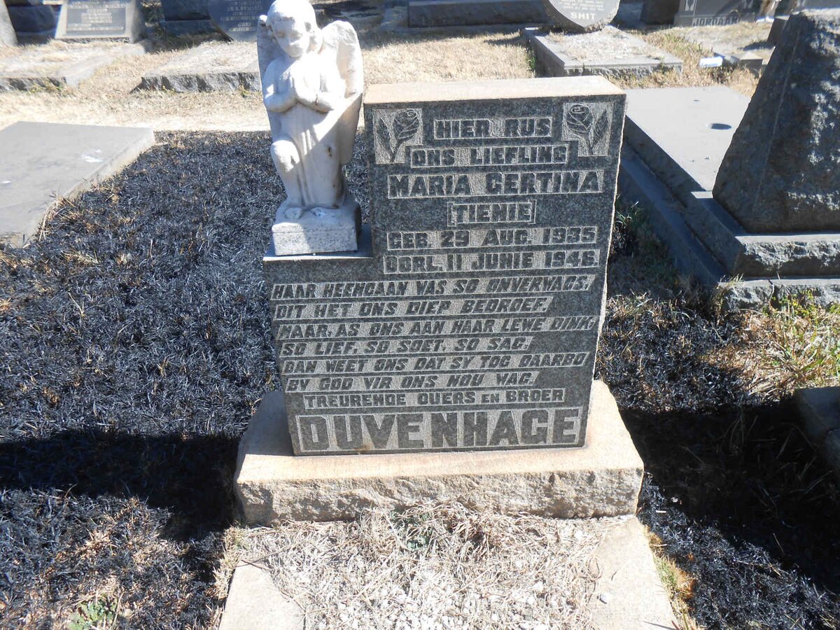 DUVENHAGE Maria Gertina 1935-1946
