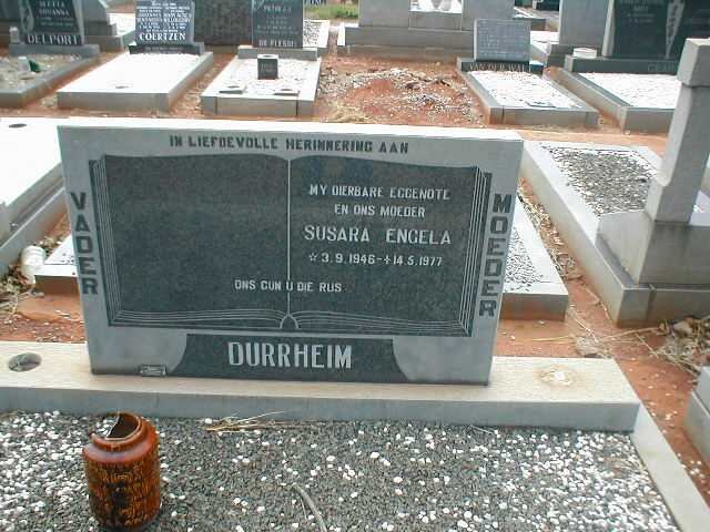 DURRHEIM Susara Engela 1946-1977