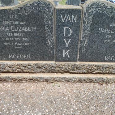 DYK Sarel Frederik, van 1905-1956 &amp; Maria Elizabeth BREEDT 1905-1957