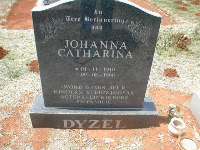 DYZEL Johanna Catharina 1910-1990