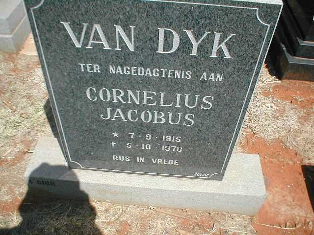 DYK Cornelius Jacobus, van 1915-1978