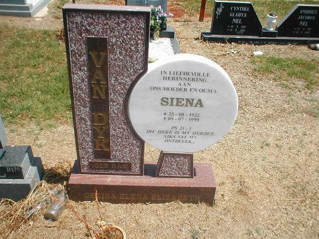 DYK Gezina Elena Elizabeth, van nee RAS 1922-1999