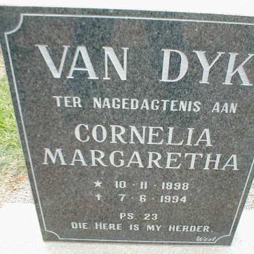 DYK Cornelia Margaretha, van 1898-1994