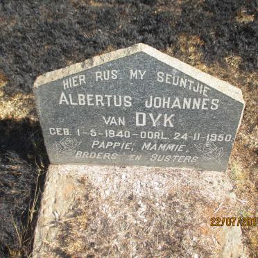 DYK Albertus Johannes, van 1940-1950
