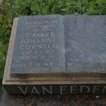 EEDEN Casper Johannes Cornelis, van 1907-1975
