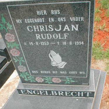 ENGELBRECHT Chrisjan Rudolf 1953-1994
