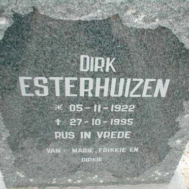ESTERHUIZEN Dirk 1922-1995