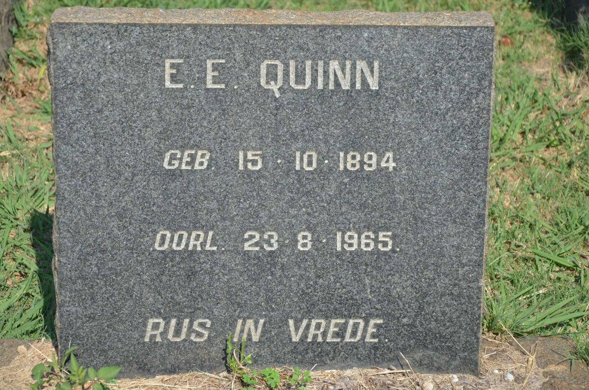 QUINN E.E. 1894-1965