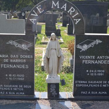 FERNANDES Vincente Antonio 1906-1991 &amp; Maria das Dores de Barros 1920-1992