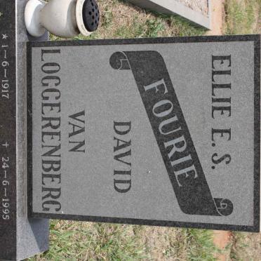FOURIE Ellie E.S 1917-1995 :: LOGGERENBERG David, van 1916-1973
