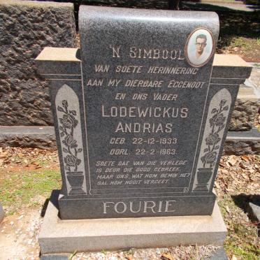 FOURIE Lodewickus Andrias 1933-1963